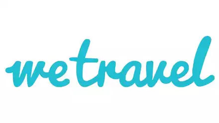 Logo of WeTravel, global platform for travel bookings and group trip management